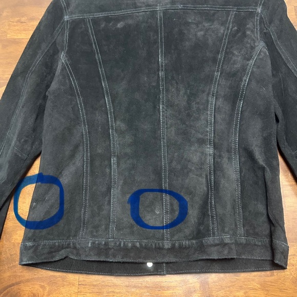 For Joseph Black Lined 100% Suede Leather Basic Jacket Women’s Size M - Picture 12 of 16